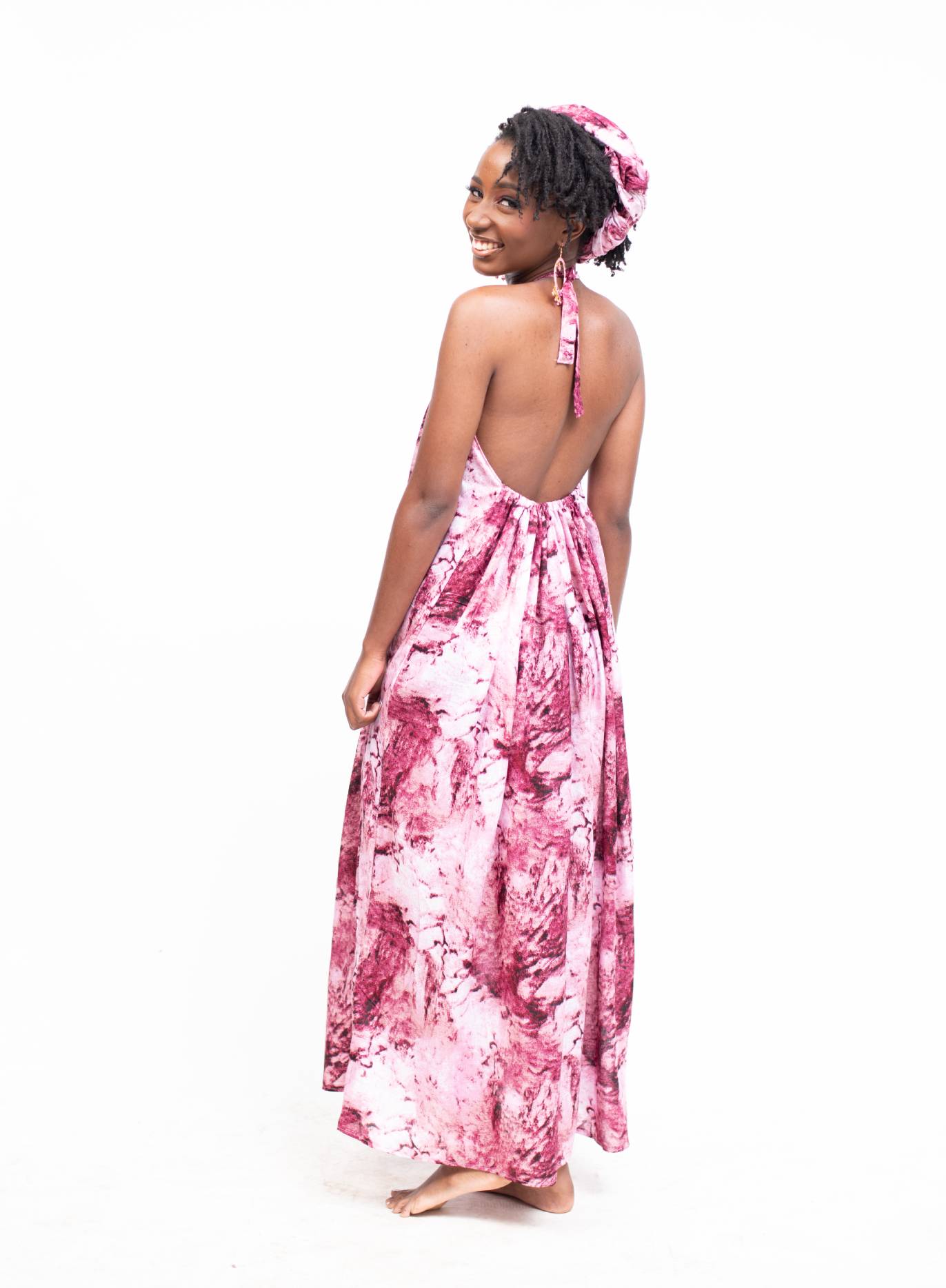 Pink Backless Dera - Image 2
