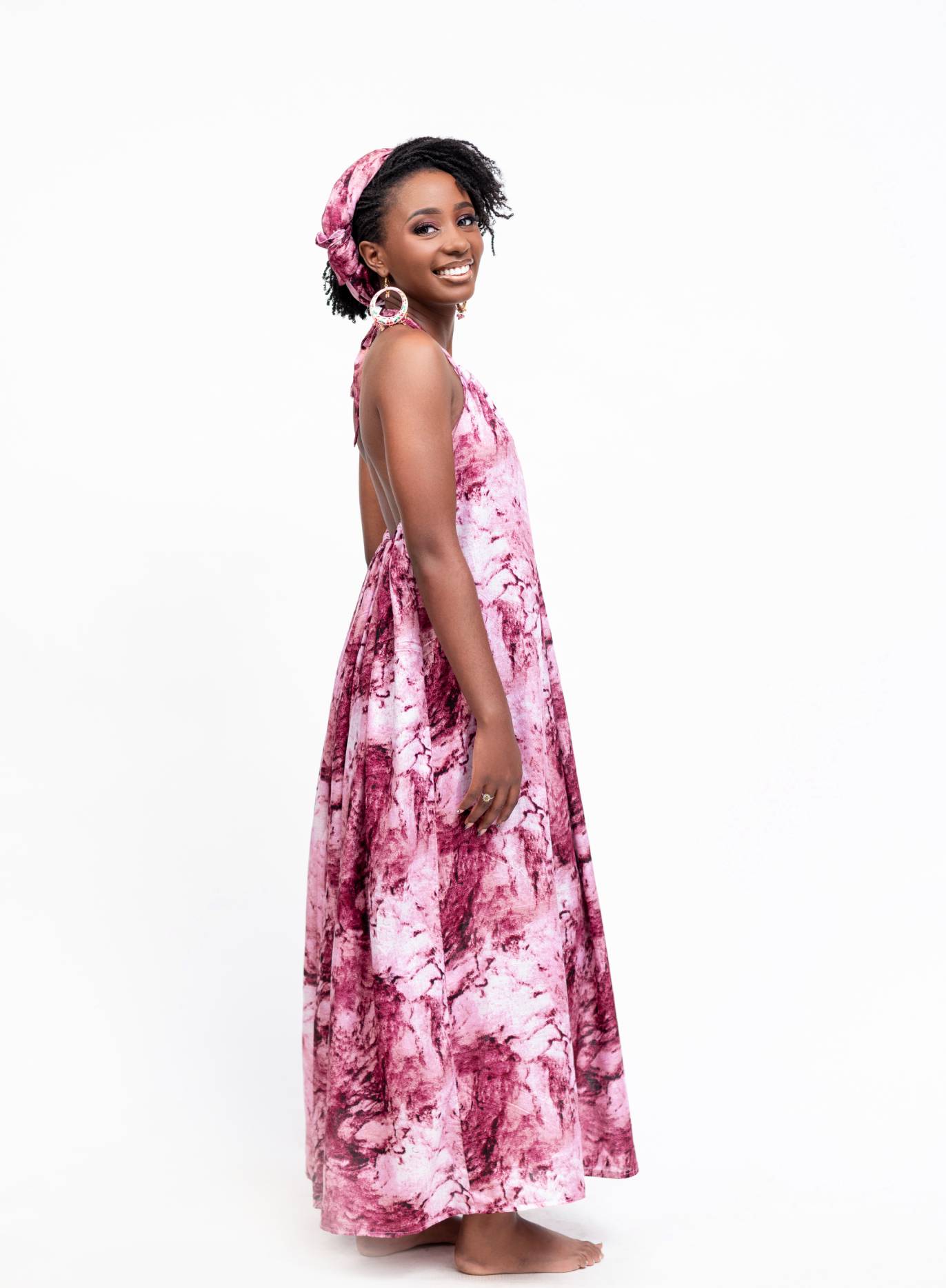 Pink Backless Dera - Image 3