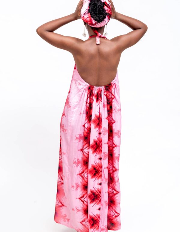 Bright Pink Backless Dera