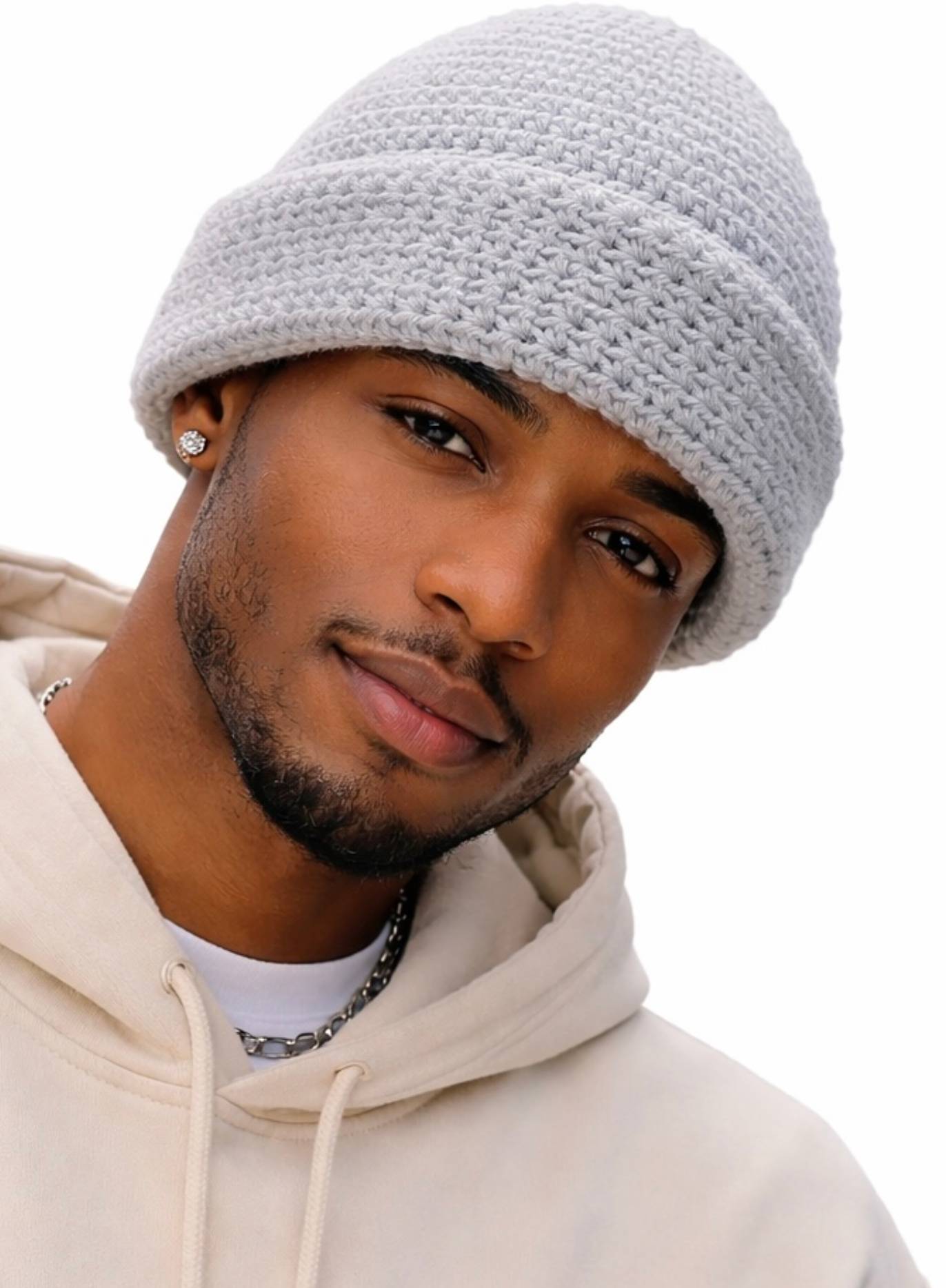 Gray Arino Beanie