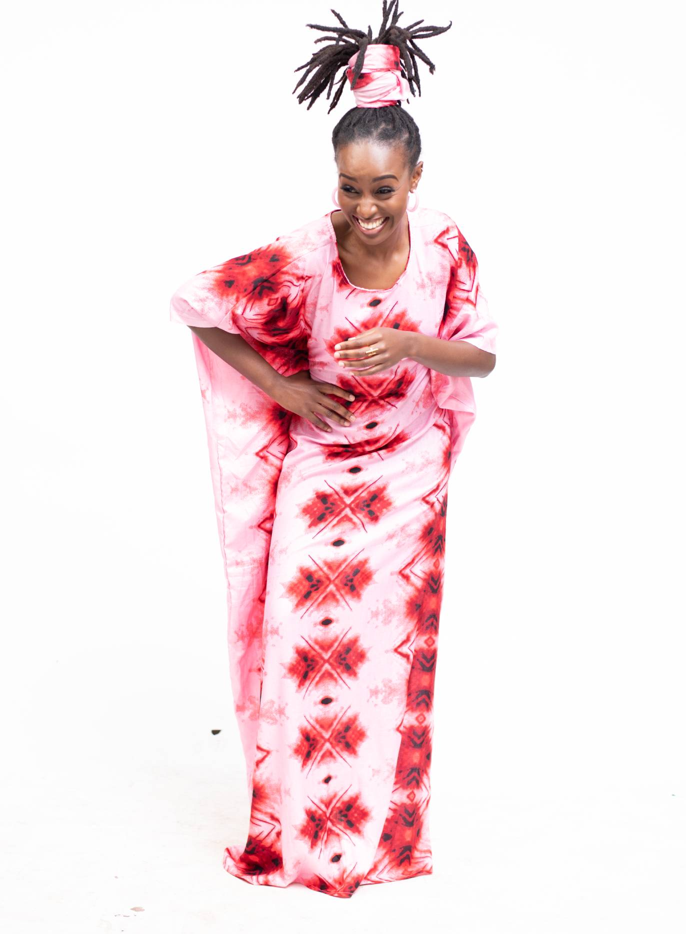 Pink Cinched Dera